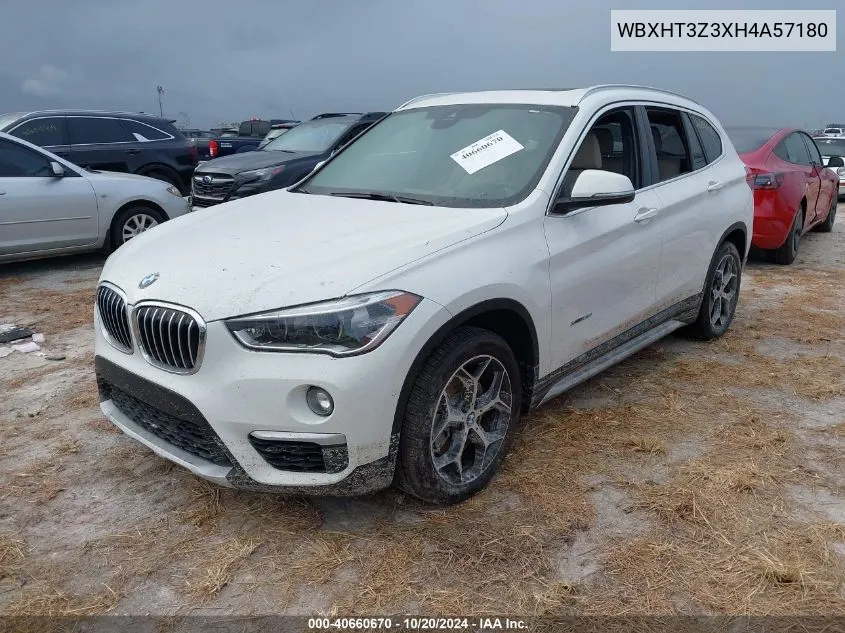 2017 BMW X1 xDrive28I VIN: WBXHT3Z3XH4A57180 Lot: 40660670