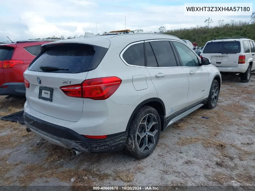 2017 BMW X1 xDrive28I VIN: WBXHT3Z3XH4A57180 Lot: 40660670