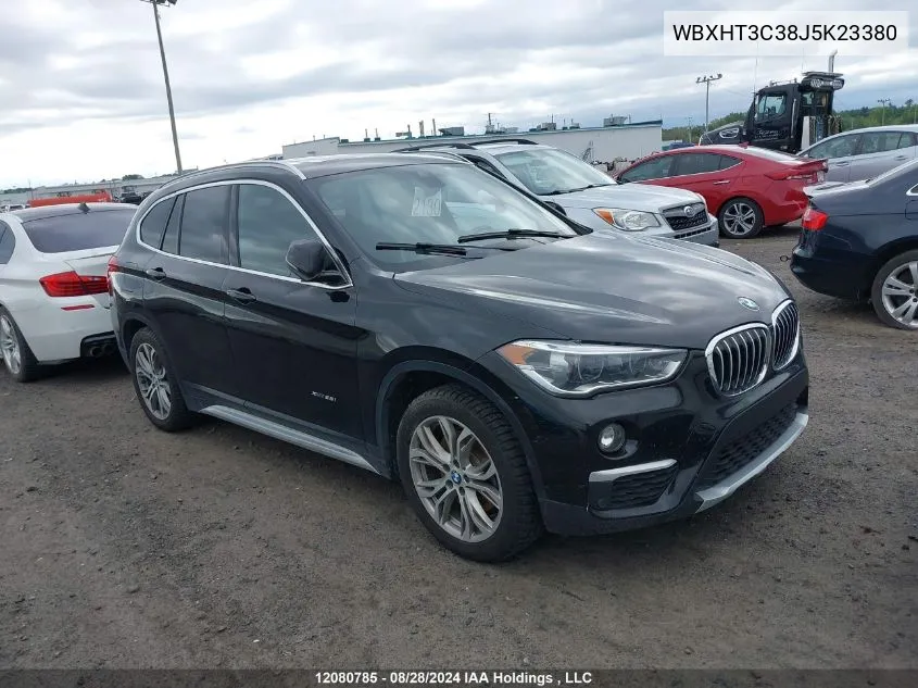 2018 BMW X1 VIN: WBXHT3C38J5K23380 Lot: 12080785