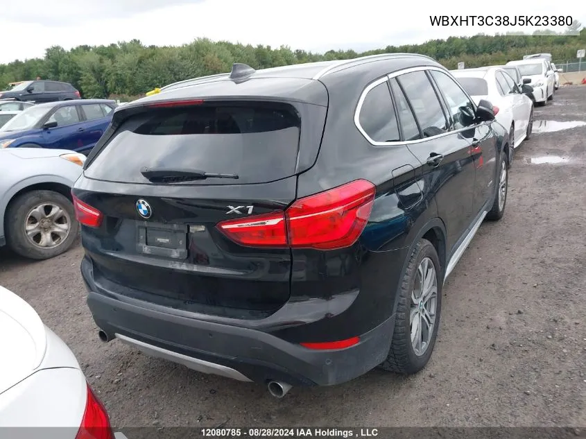 2018 BMW X1 VIN: WBXHT3C38J5K23380 Lot: 12080785