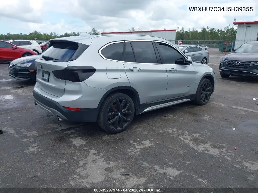 2018 BMW X1 Sdrive28I VIN: WBXHU7C34J5H39355 Lot: 39297974