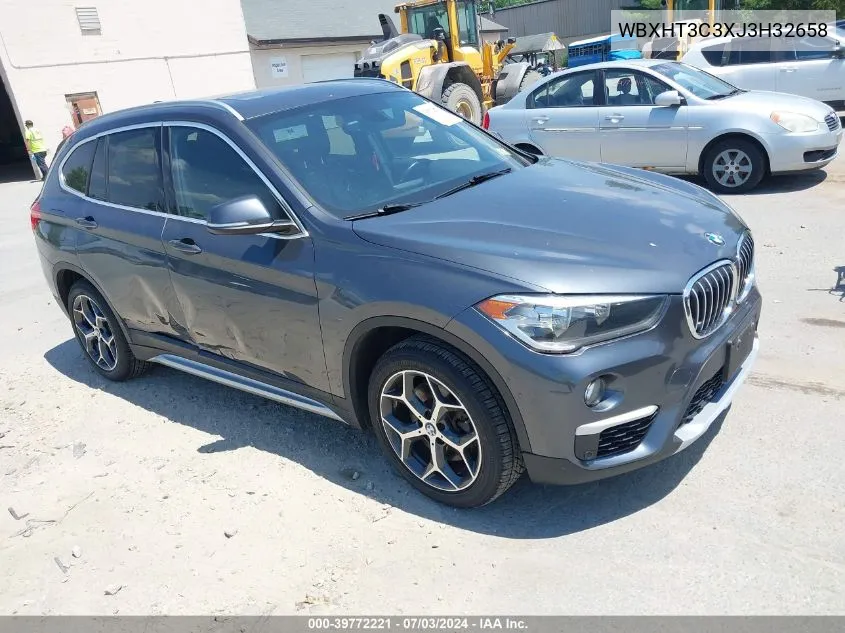 2018 BMW X1 xDrive28I VIN: WBXHT3C3XJ3H32658 Lot: 39772221