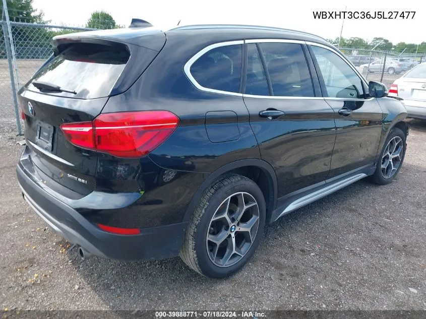 2018 BMW X1 xDrive28I VIN: WBXHT3C36J5L27477 Lot: 39888771