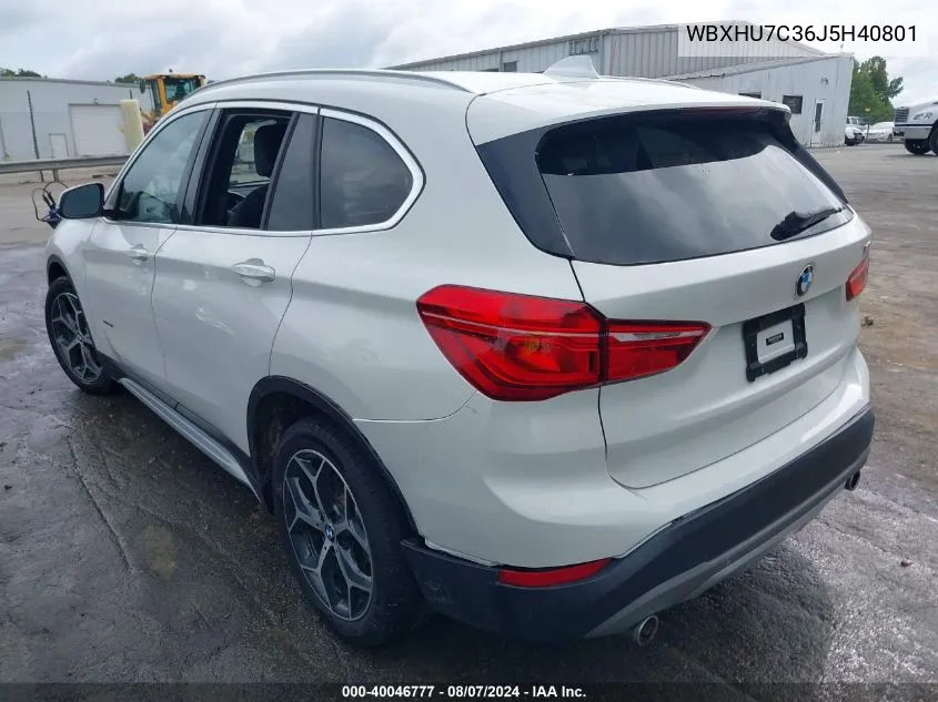 WBXHU7C36J5H40801 2018 BMW X1 Sdrive28I