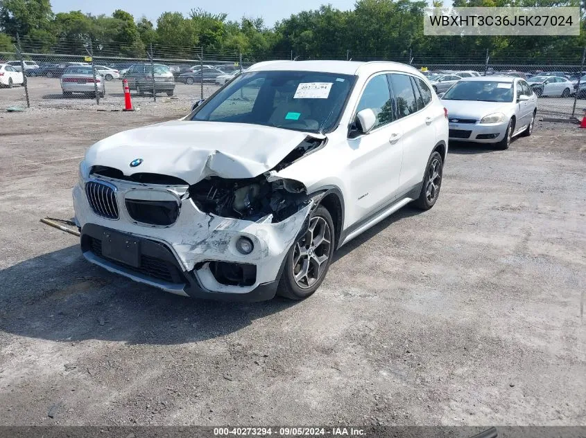 WBXHT3C36J5K27024 2018 BMW X1 xDrive28I