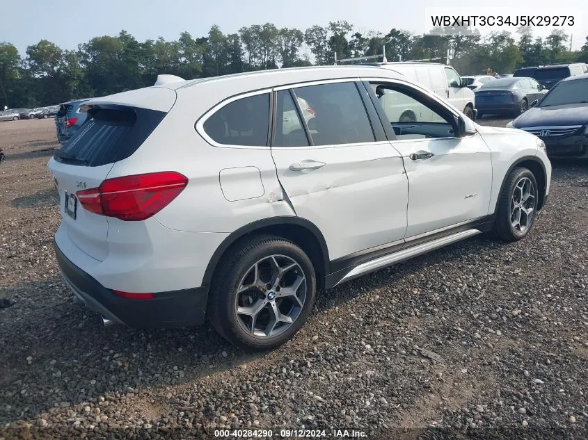 2018 BMW X1 xDrive28I VIN: WBXHT3C34J5K29273 Lot: 40284290