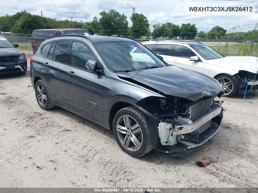 2018 BMW X1 xDrive28I VIN: WBXHT3C3XJ5K26412 Lot: 40289467