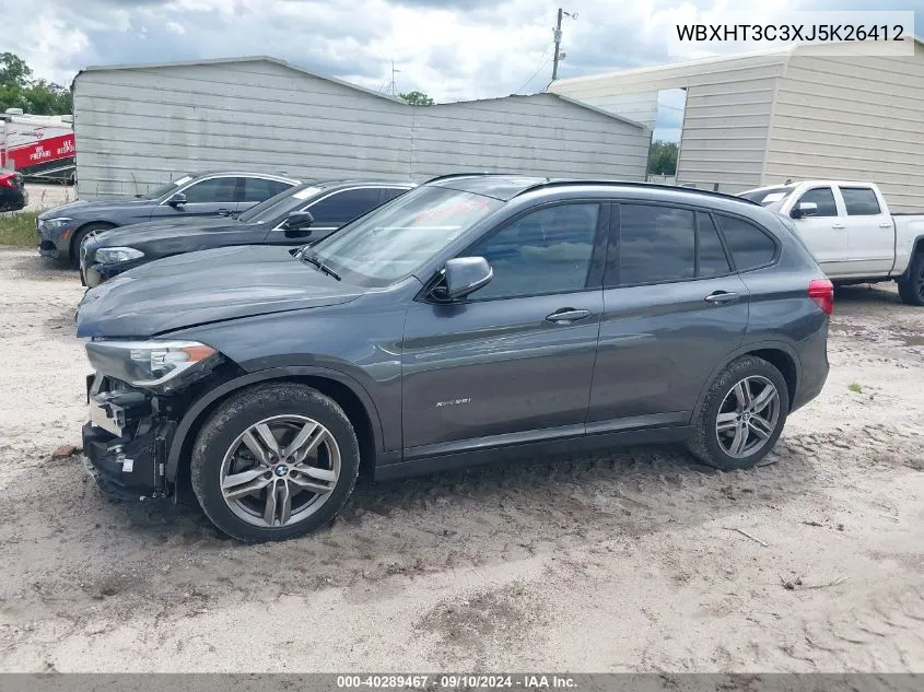 2018 BMW X1 xDrive28I VIN: WBXHT3C3XJ5K26412 Lot: 40289467