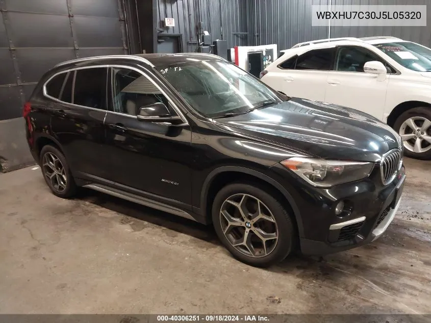 2018 BMW X1 Sdrive28I VIN: WBXHU7C30J5L05320 Lot: 40306251