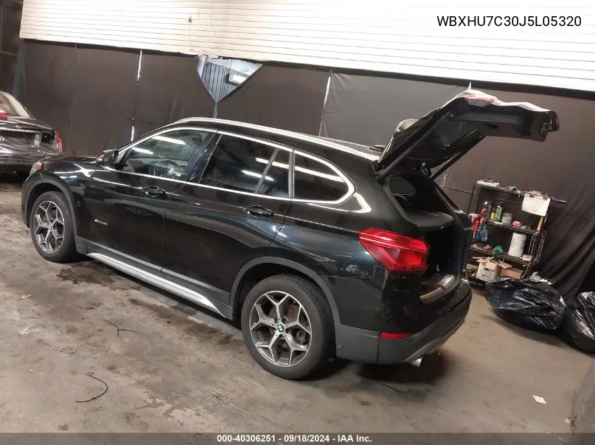 2018 BMW X1 Sdrive28I VIN: WBXHU7C30J5L05320 Lot: 40306251