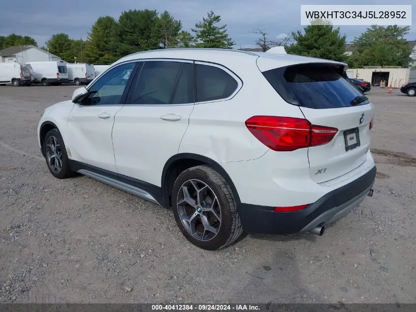 WBXHT3C34J5L28952 2018 BMW X1 xDrive28I