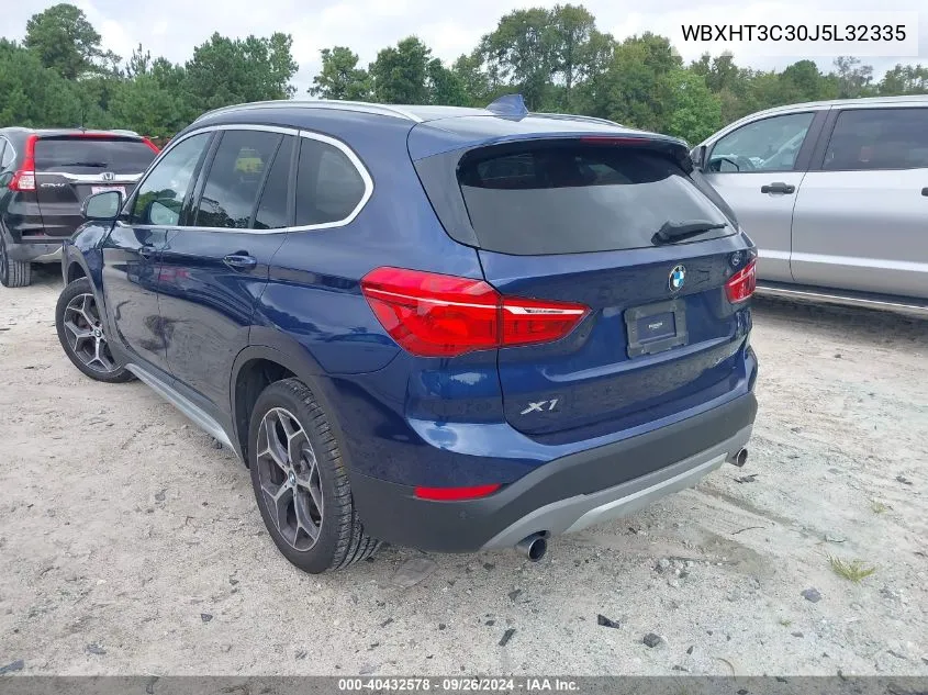 2018 BMW X1 xDrive28I VIN: WBXHT3C30J5L32335 Lot: 40432578