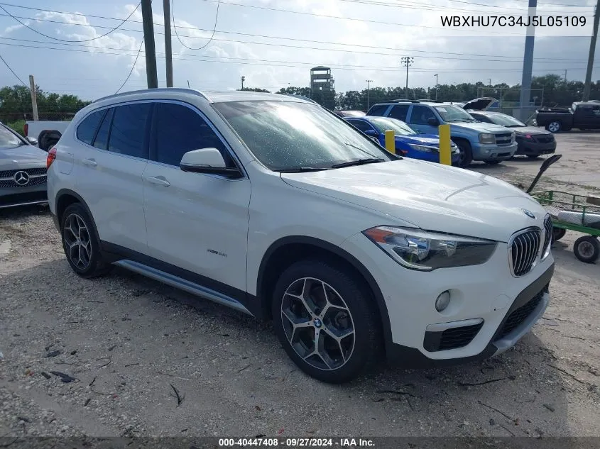 WBXHU7C34J5L05109 2018 BMW X1 Sdrive28I