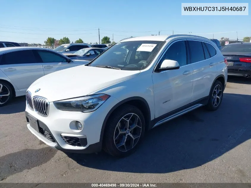 WBXHU7C31J5H40687 2018 BMW X1 Sdrive28I