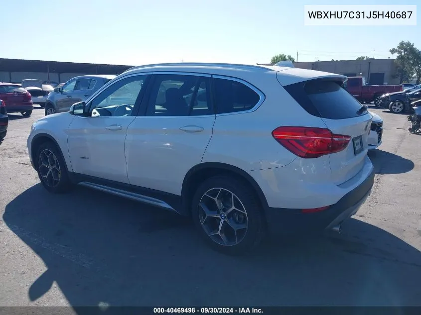 WBXHU7C31J5H40687 2018 BMW X1 Sdrive28I