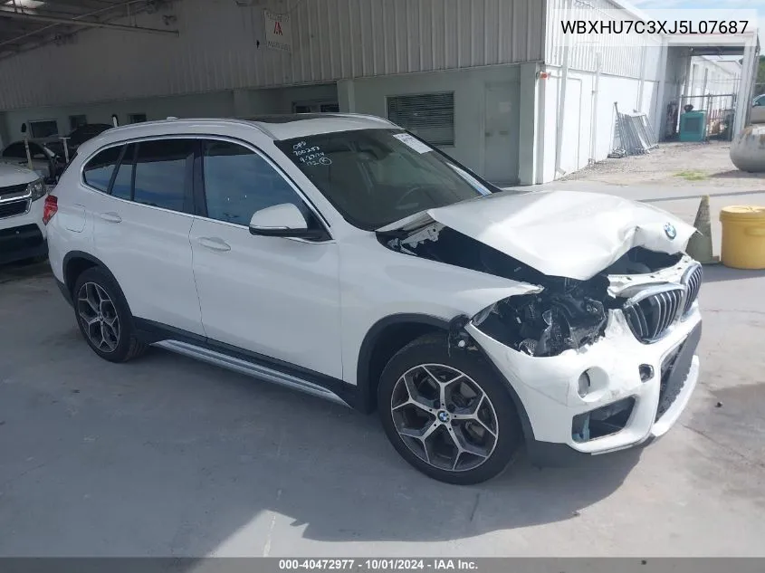 WBXHU7C3XJ5L07687 2018 BMW X1 Sdrive28I