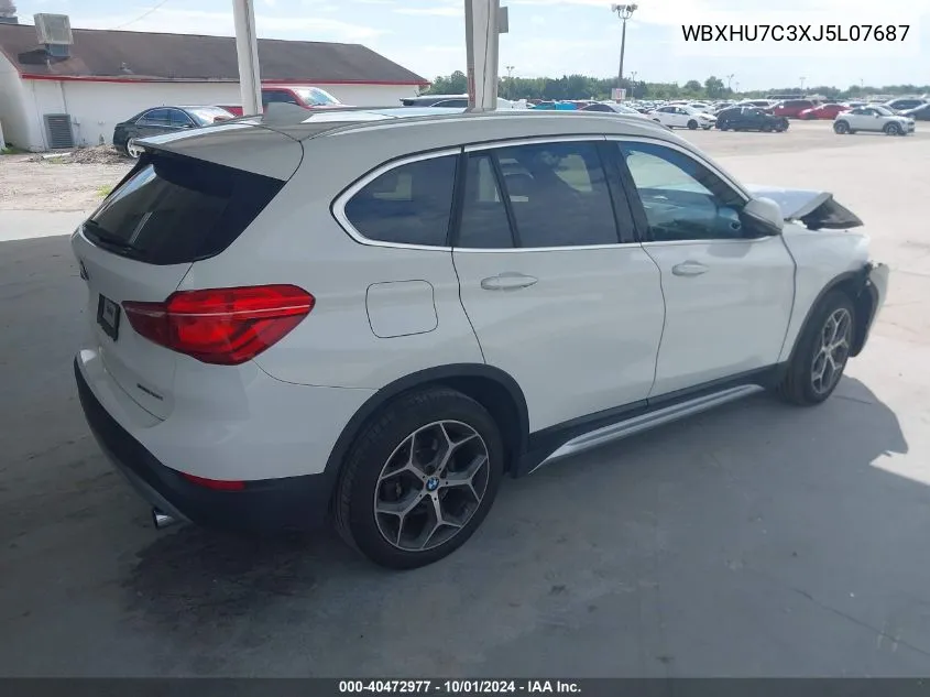 WBXHU7C3XJ5L07687 2018 BMW X1 Sdrive28I