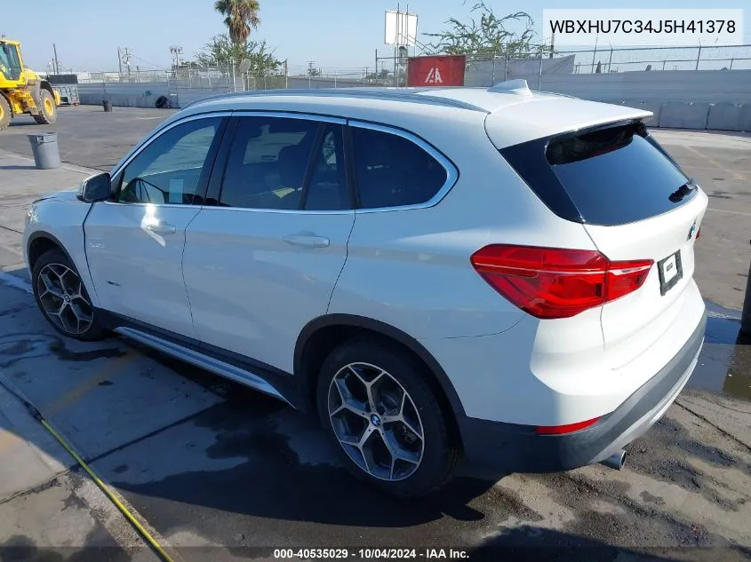 WBXHU7C34J5H41378 2018 BMW X1 Sdrive28I