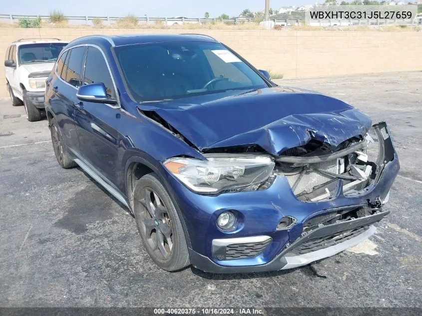 2018 BMW X1 xDrive28I VIN: WBXHT3C31J5L27659 Lot: 40620375