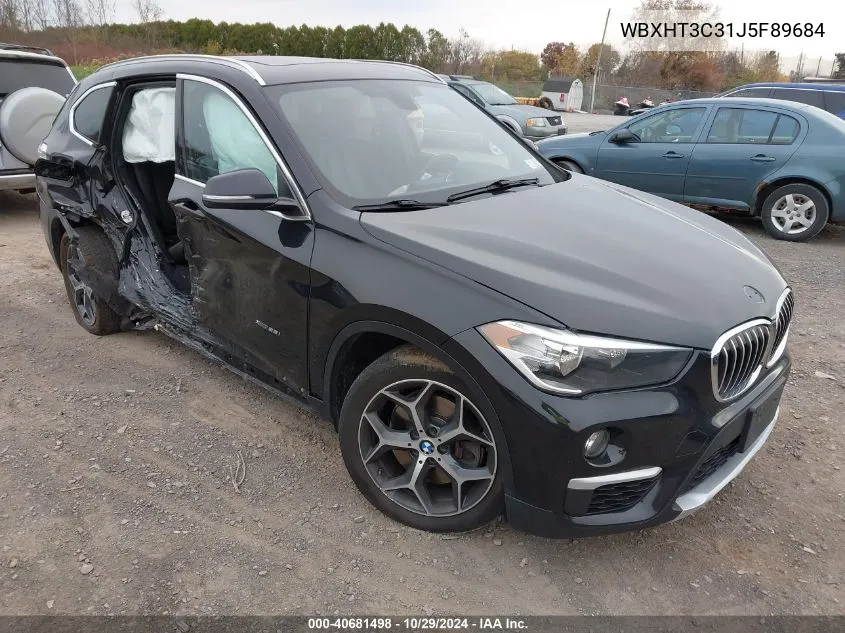 2018 BMW X1 xDrive28I VIN: WBXHT3C31J5F89684 Lot: 40681498