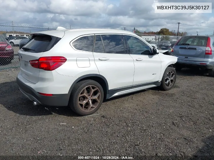 2018 BMW X1 xDrive28I VIN: WBXHT3C39J5K30127 Lot: 40711024