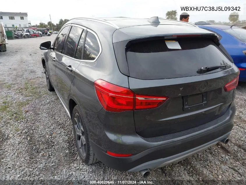 2018 BMW X1 Sdrive28I VIN: WBXHU7C38J5L09342 Lot: 40820645