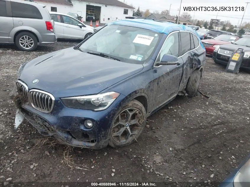 2018 BMW X1 xDrive28I VIN: WBXHT3C36J5K31218 Lot: 40888946