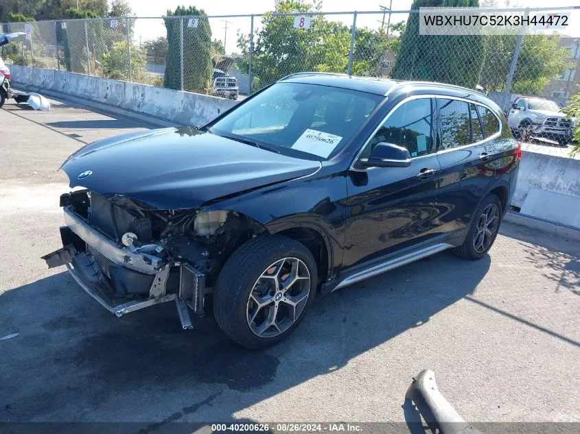 WBXHU7C52K3H44472 2019 BMW X1 Sdrive28I