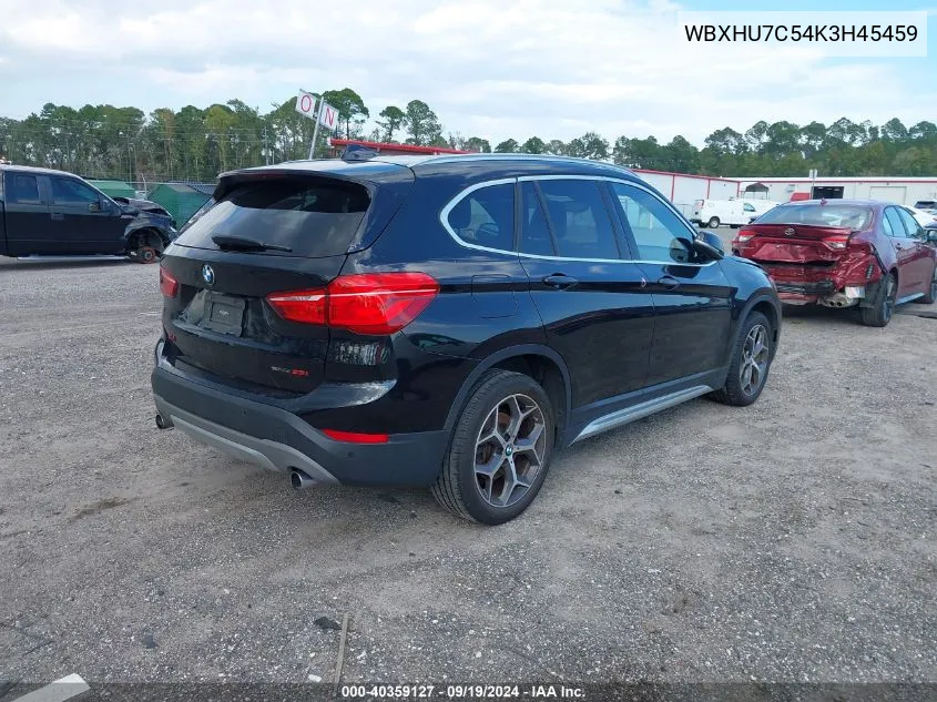 2019 BMW X1 Sdrive28I VIN: WBXHU7C54K3H45459 Lot: 40359127