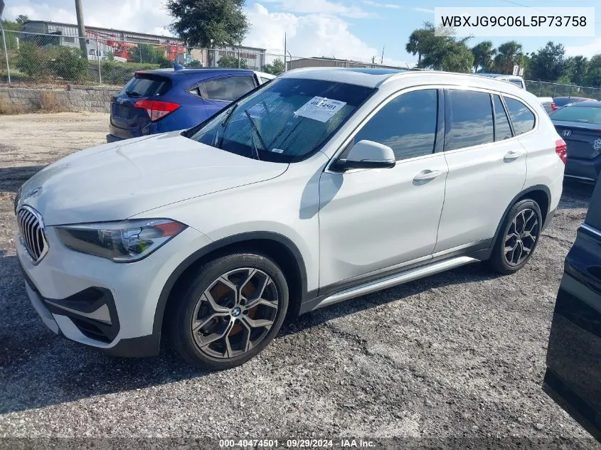 2020 BMW X1 xDrive28I VIN: WBXJG9C06L5P73758 Lot: 40474501