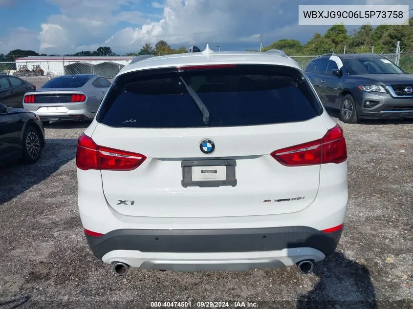 2020 BMW X1 xDrive28I VIN: WBXJG9C06L5P73758 Lot: 40474501