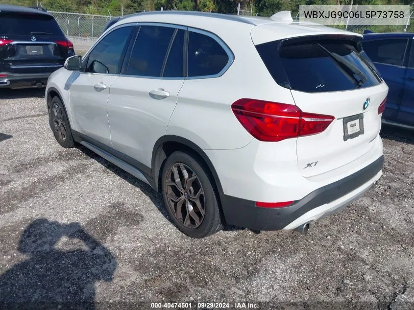 2020 BMW X1 xDrive28I VIN: WBXJG9C06L5P73758 Lot: 40474501