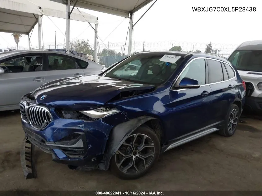 WBXJG7C0XL5P28438 2020 BMW X1 Sdrive28I