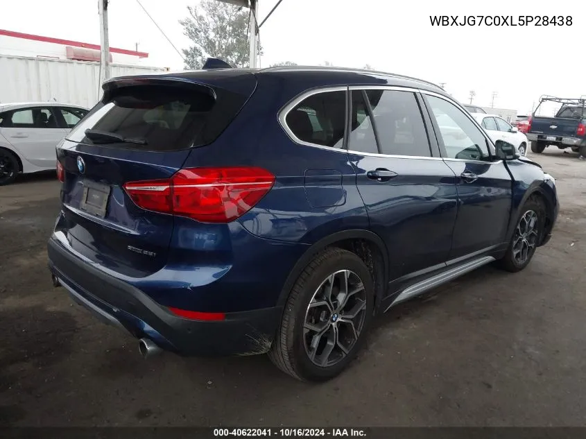 WBXJG7C0XL5P28438 2020 BMW X1 Sdrive28I