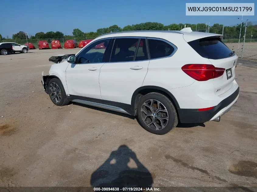 2021 BMW X1 xDrive28I VIN: WBXJG9C01M5U21799 Lot: 39894638