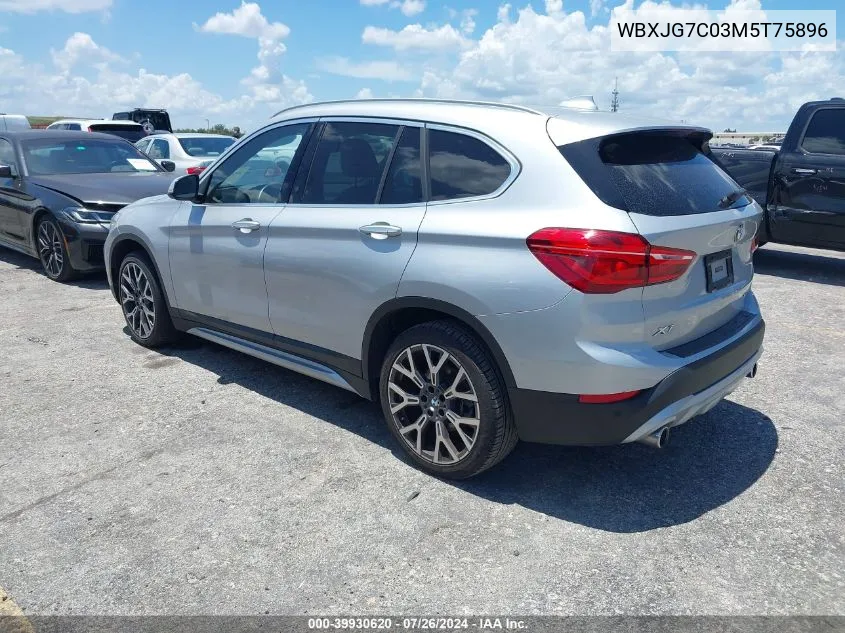 WBXJG7C03M5T75896 2021 BMW X1 Sdrive28I