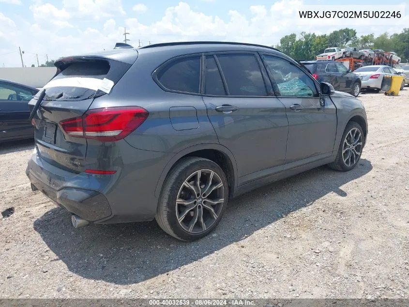 WBXJG7C02M5U02246 2021 BMW X1 Sdrive28I