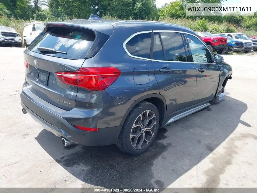 WBXJG9C0XM5T11611 2021 BMW X1 xDrive28I