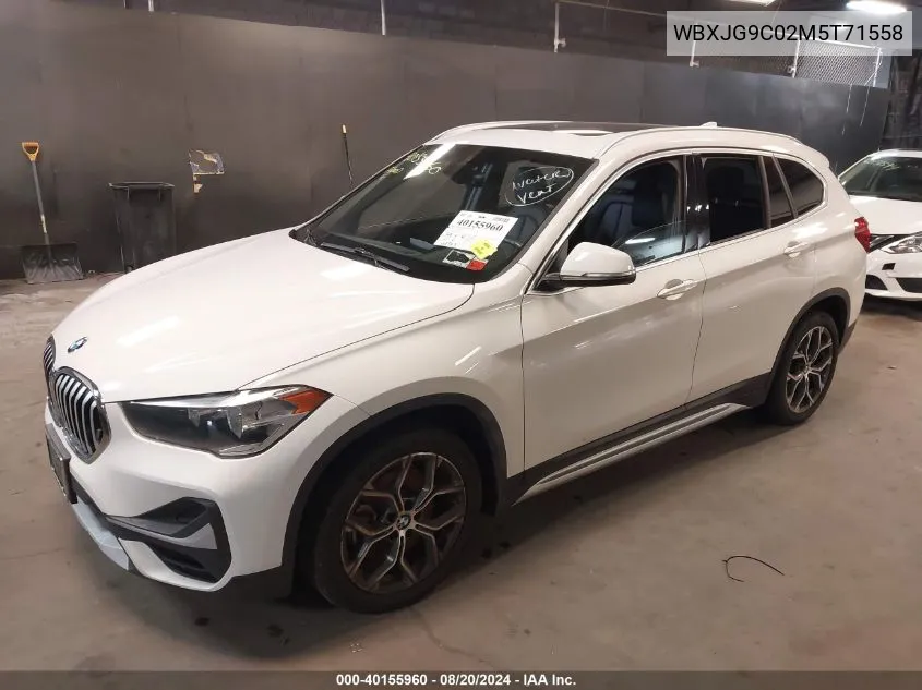 WBXJG9C02M5T71558 2021 BMW X1 xDrive28I