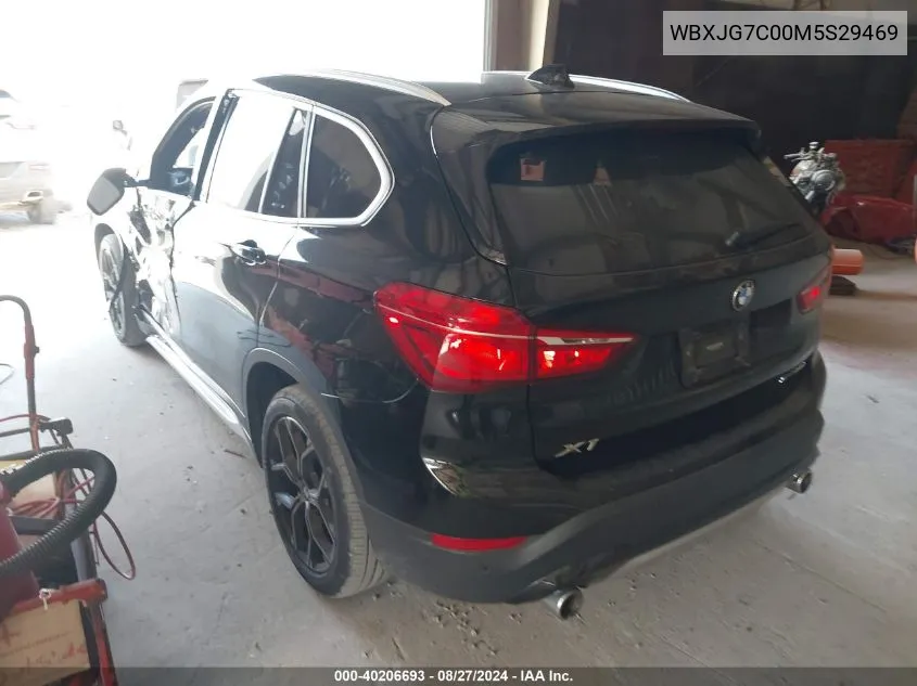 WBXJG7C00M5S29469 2021 BMW X1 Sdrive28I