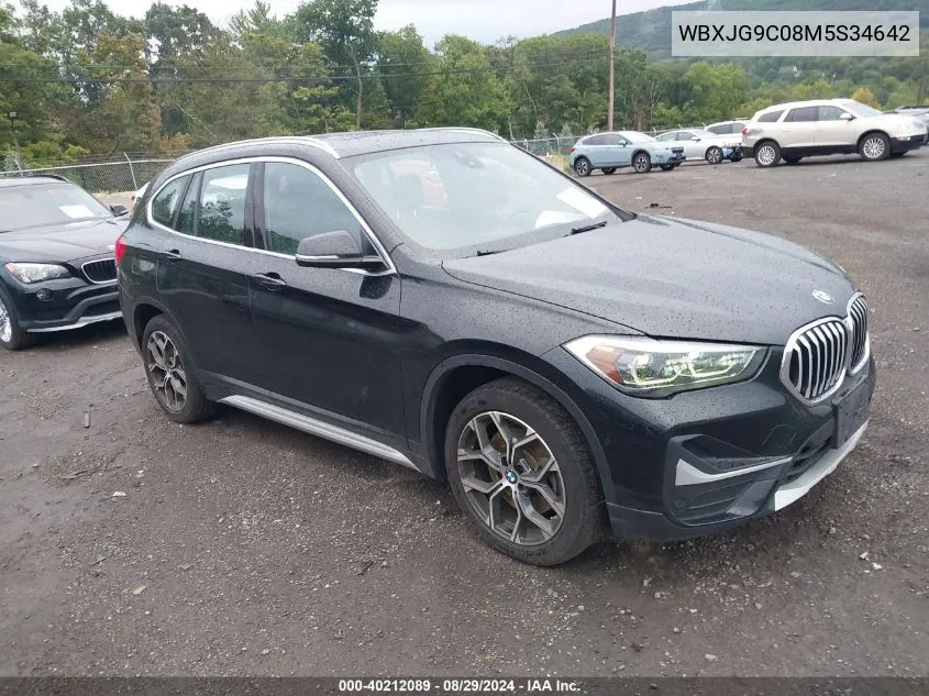 2021 BMW X1 xDrive28I VIN: WBXJG9C08M5S34642 Lot: 40212089