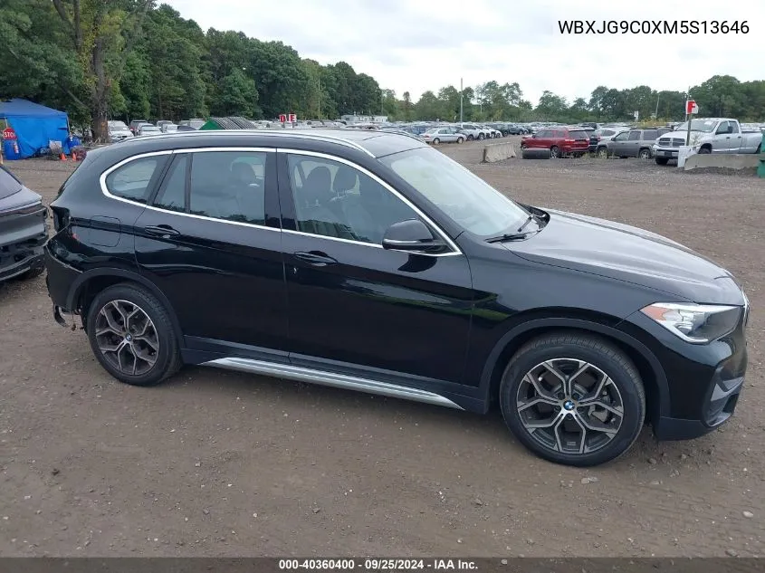 2021 BMW X1 xDrive28I VIN: WBXJG9C0XM5S13646 Lot: 40360400