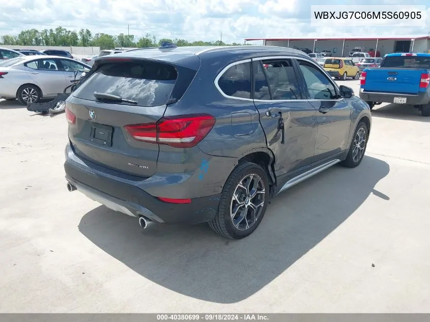 WBXJG7C06M5S60905 2021 BMW X1 Sdrive28I