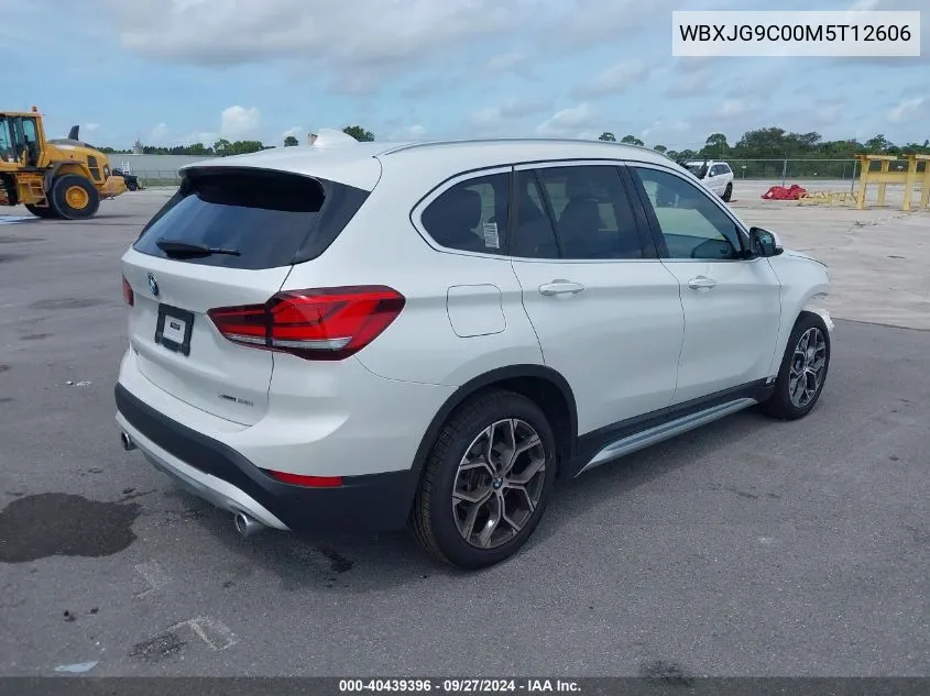 WBXJG9C00M5T12606 2021 BMW X1 xDrive28I