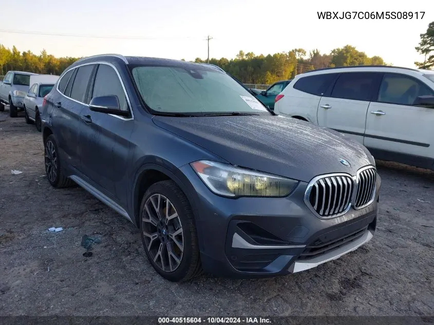 2021 BMW X1 Sdrive28I VIN: WBXJG7C06M5S08917 Lot: 40515604