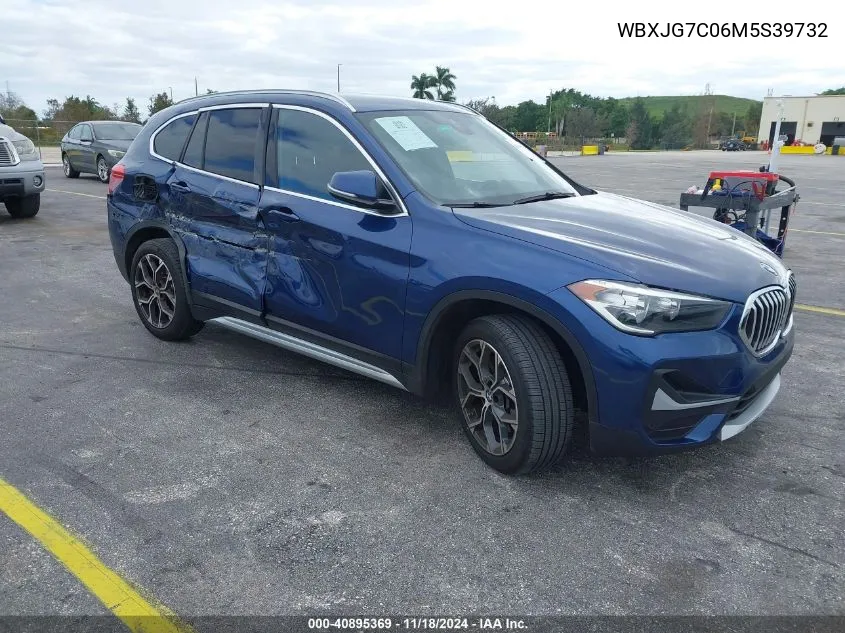 2021 BMW X1 Sdrive28I VIN: WBXJG7C06M5S39732 Lot: 40895369