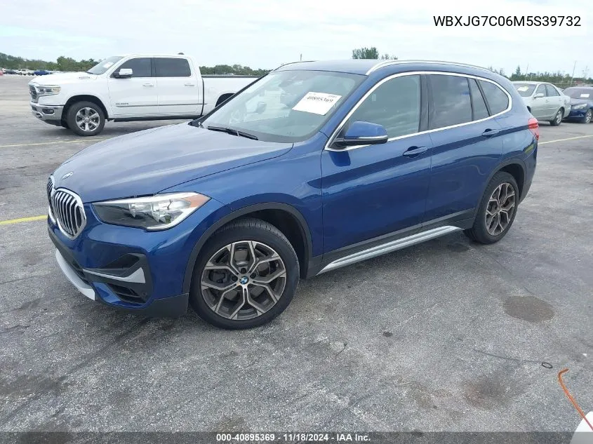 2021 BMW X1 Sdrive28I VIN: WBXJG7C06M5S39732 Lot: 40895369