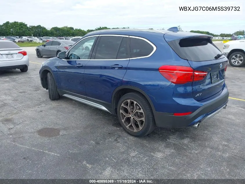 2021 BMW X1 Sdrive28I VIN: WBXJG7C06M5S39732 Lot: 40895369