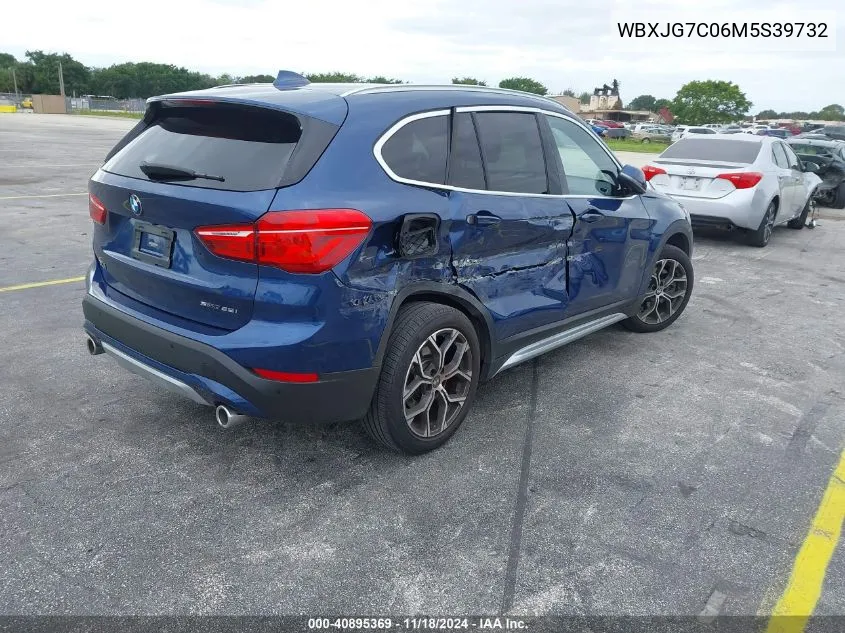 2021 BMW X1 Sdrive28I VIN: WBXJG7C06M5S39732 Lot: 40895369