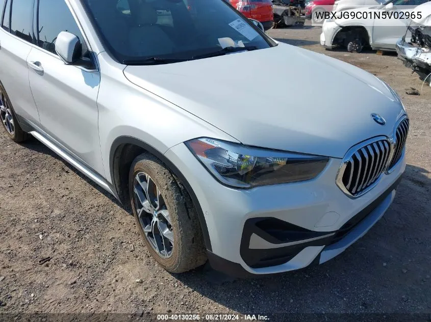 2022 BMW X1 xDrive28I VIN: WBXJG9C01N5V02965 Lot: 40130256